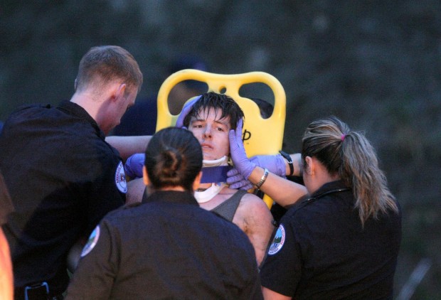 Rescue from canal